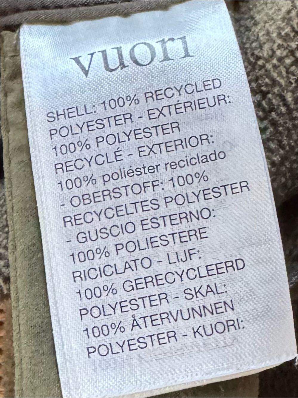 VUORI•ASPEN HALF ZIP•OLIVE•SIZE MEDIUM - Picture 10 of 14